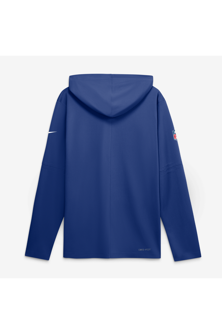 Men's Nike Royal New York Giants Sideline Game On Lightweight Long Sleeve Hooded Dri-FIT Top, Alternate, color, Royal
