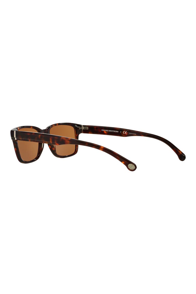 52mm Rectangular Sunglasses, Alternate, color, TORTOISE / BROWN