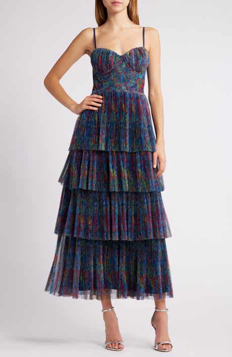 Hutch Tiered Bustier Dress