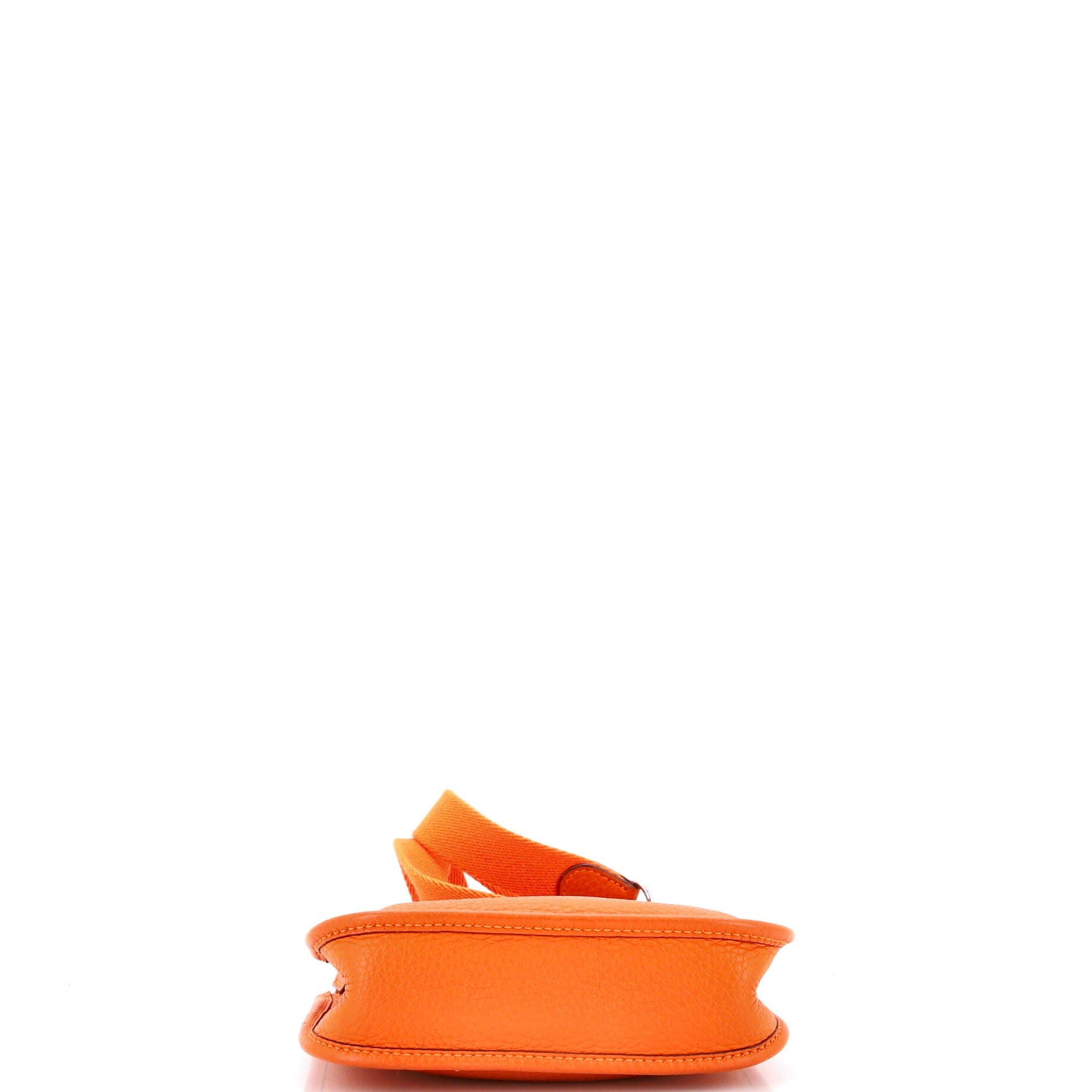 Pre-Owned Hermes Evelyne Bag Gen III Clemence TPM, Alternate, color, Orange H