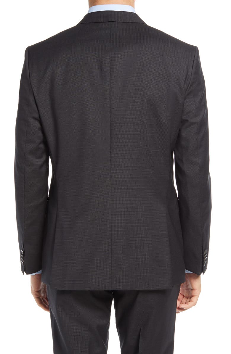 BOSS Huge Slim Fit Virgin Wool Sport Coat, Alternate, color, Black
