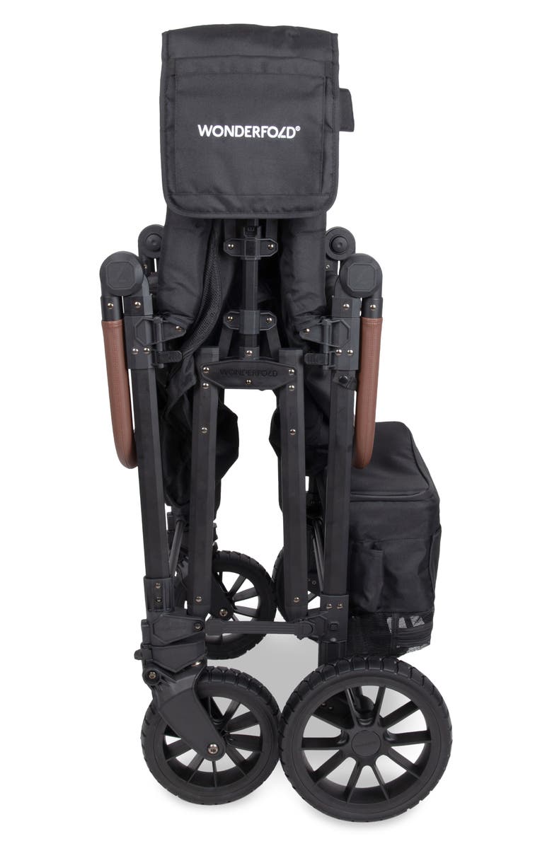 WonderFold W6 Luxe Pro 6-Passenger Multifunctional Stroller Wagon, Alternate, color, Black