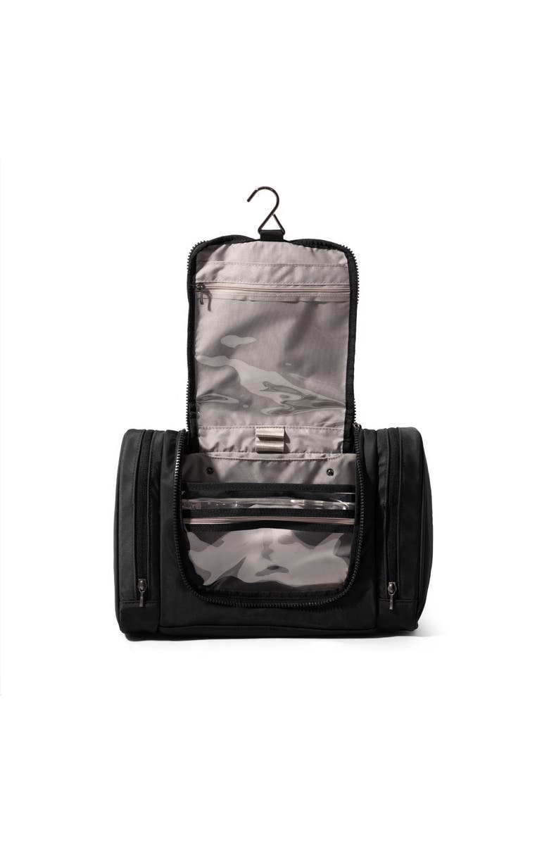 BAGGALLINI Deluxe Toiletry Kit, Alternate, color, Black Twill