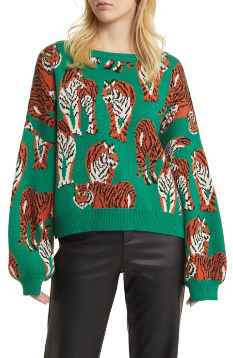 Retrograde Tiger Boxy Sweater