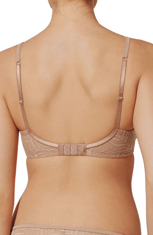 Thirdlove Feather Lace Underwire Demi Bra In Brown