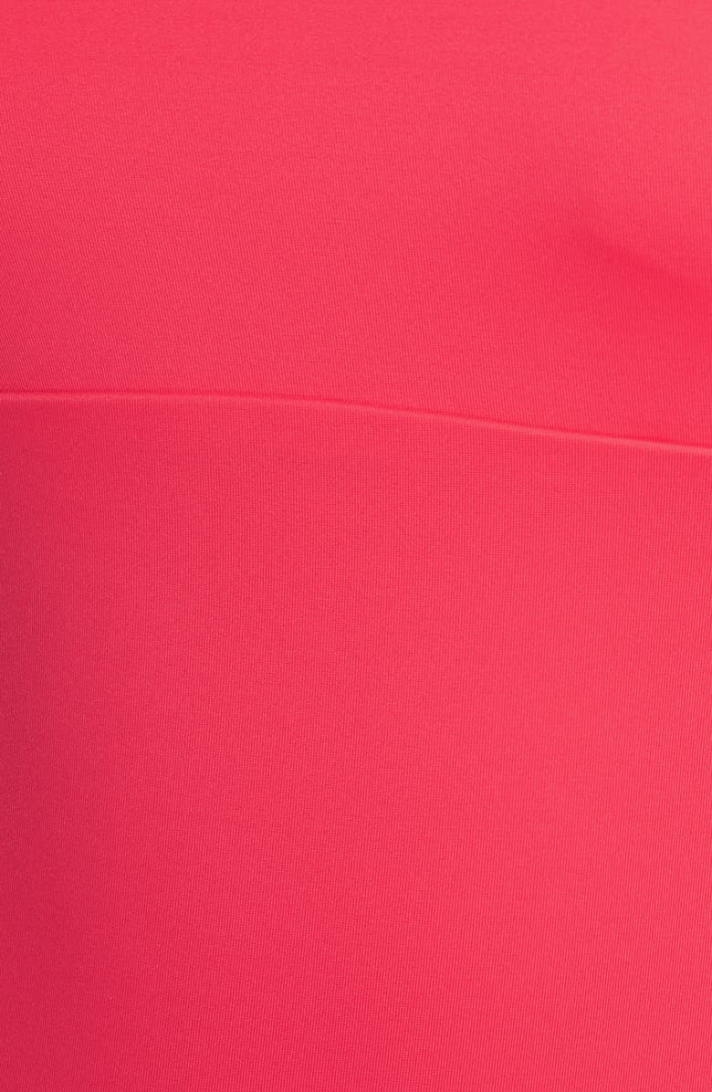 Chelsea28 High Neck Scalloped One-Piece Swimsuit, Alternate, color, 