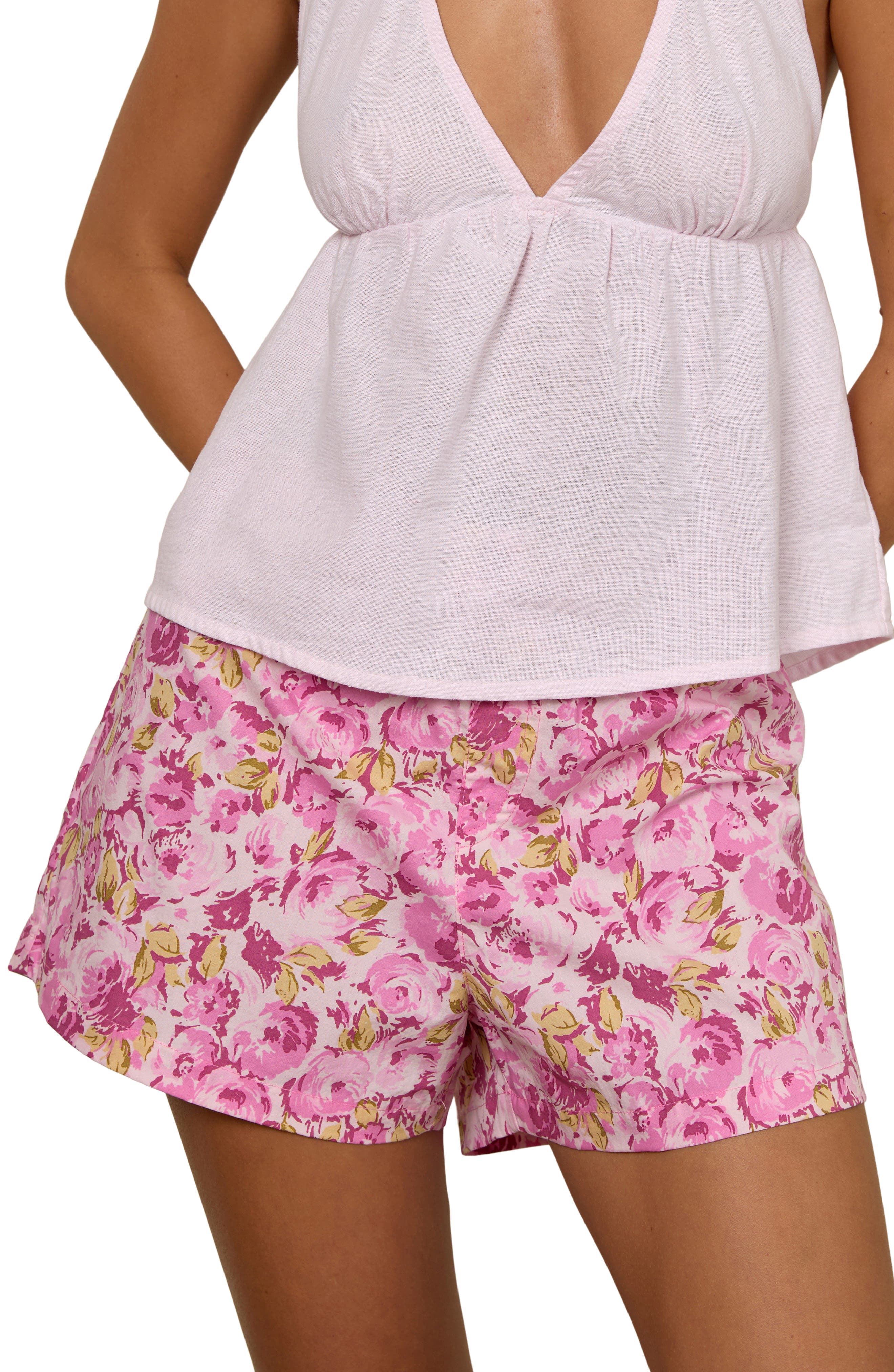 Motel Verie Floral Cotton Shorts