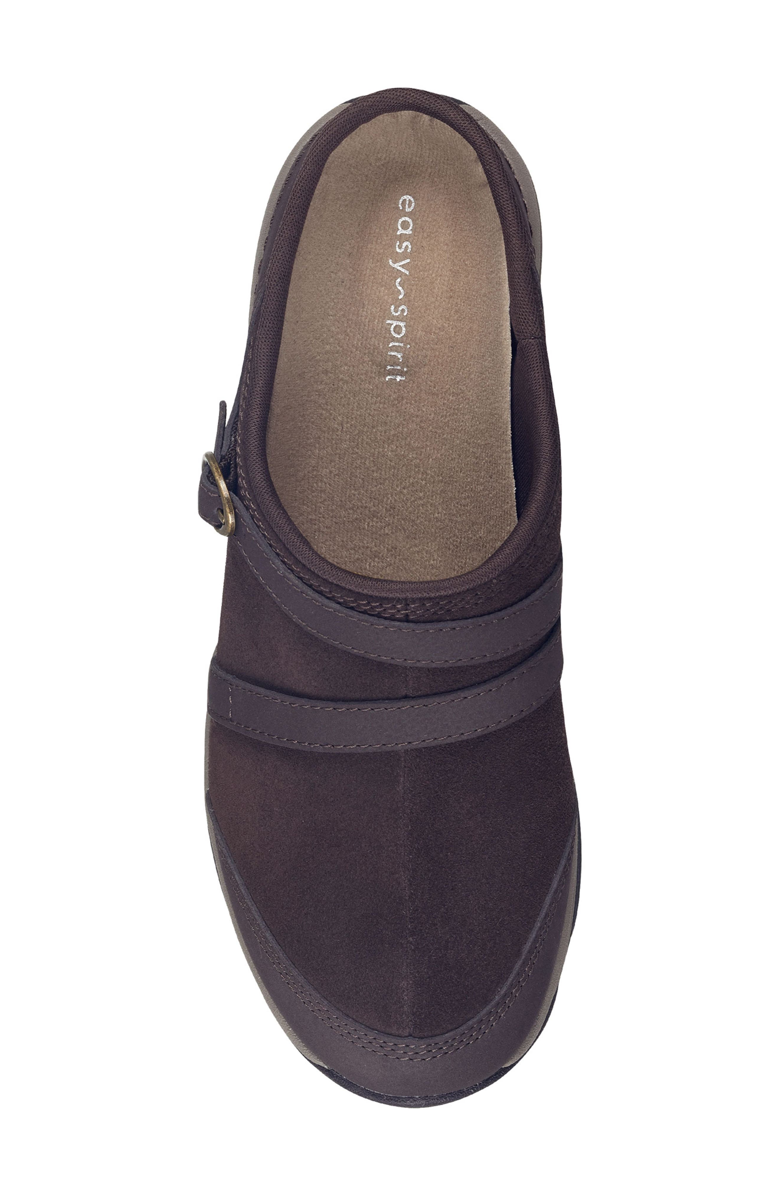 Equinox Clog, Alternate, color, DARK BROWN SUEDE
