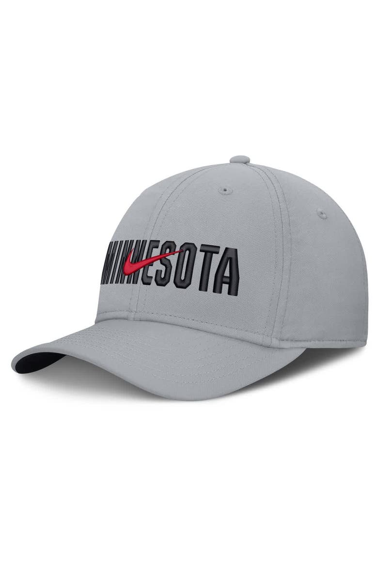 Men's Nike  Gray Minnesota Twins Primetime Rise Dri-FIT Flex Hat, Main, color, Gray