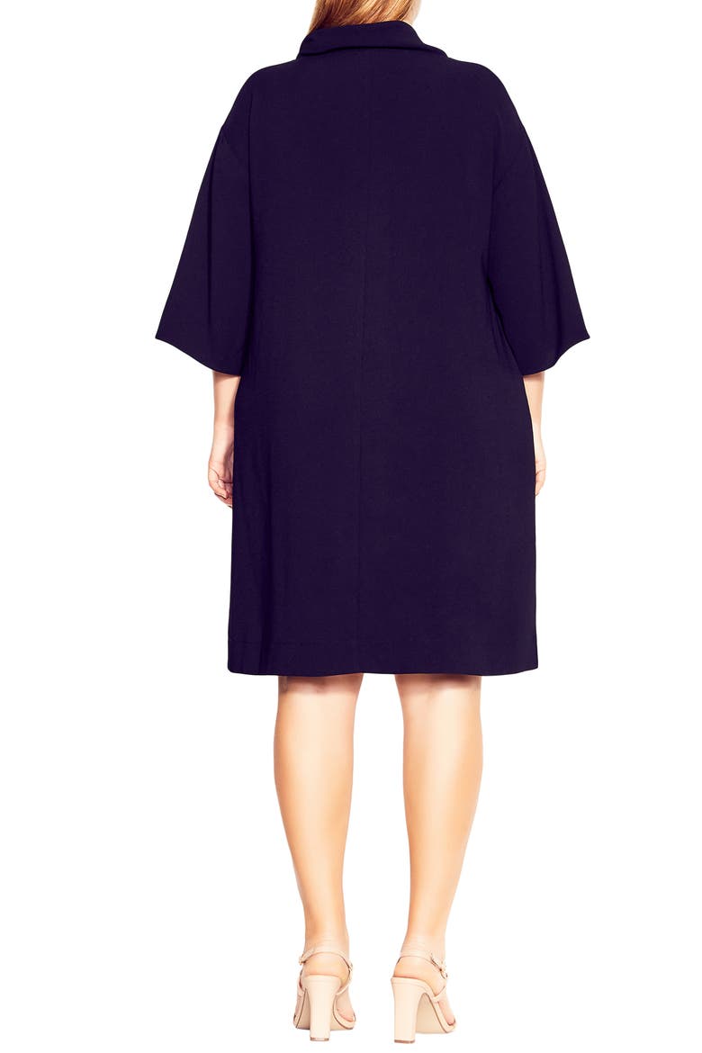 Refinity Cowl Neck A-Line Dress, Alternate, color, BLACK