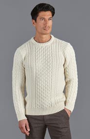 Paul James Fisherman's British Wool Cable Sweater