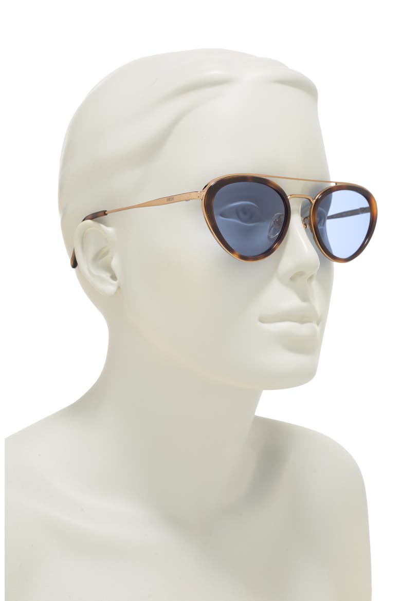 55mm Modified Cat Eye Sunglasses, Alternate, color, HAVANA