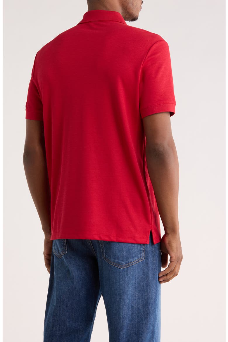 Classic Fit Embroidered Polo, Alternate, color, CHILI PEPPER