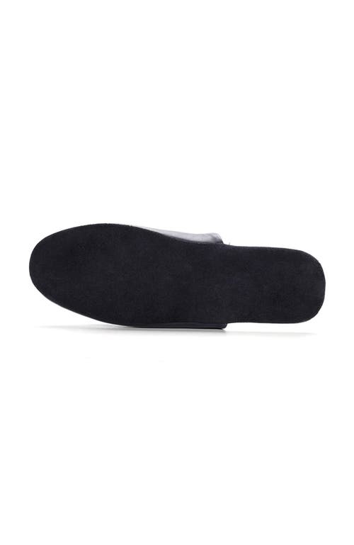 Anthony Veer Clark House Mens R Leather Slide Slippers In Black