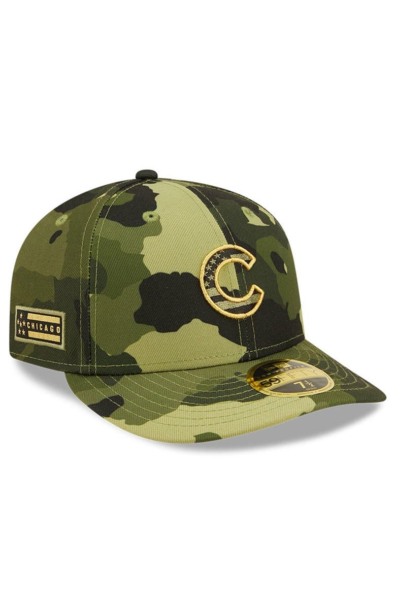New Era Men's New Era Camo Chicago Cubs 2022 Armed Forces Day On-Field Low Profile 59FIFTY, Main, color, Camo