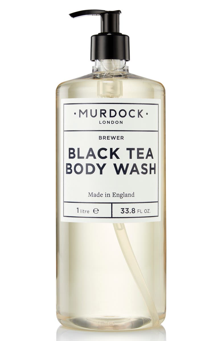 Murdock London Jumbo Size Black Tea Body Wash, Main, color, 
