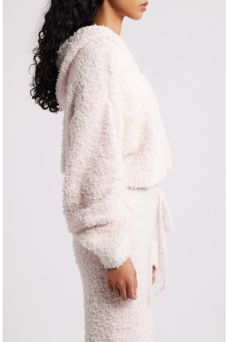 Mami Alex Crop Zip Hoodie, Alternate, color, PINK