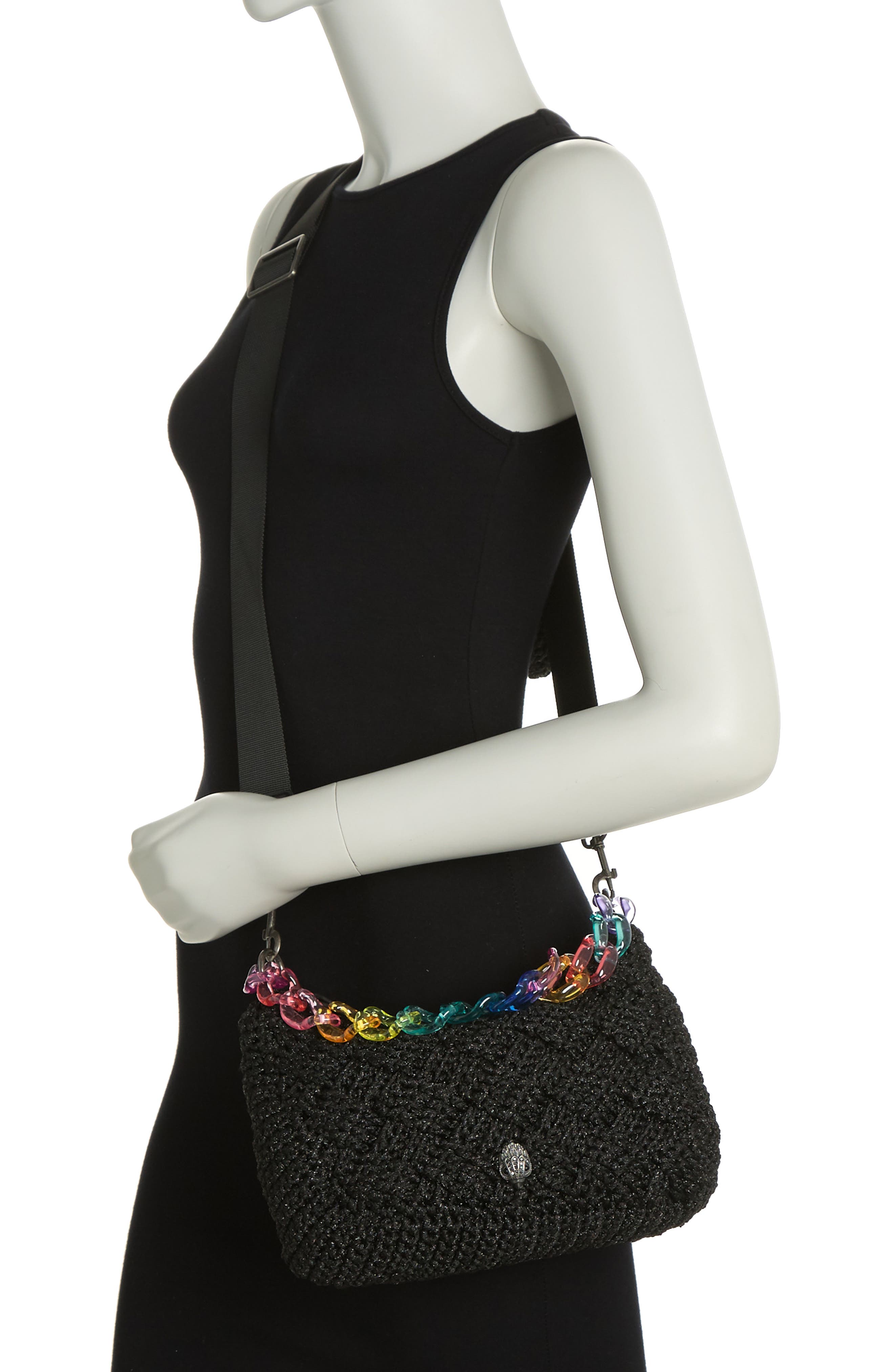 Kurt Geiger London Crochet Crossbody Bag, Alternate, color, 