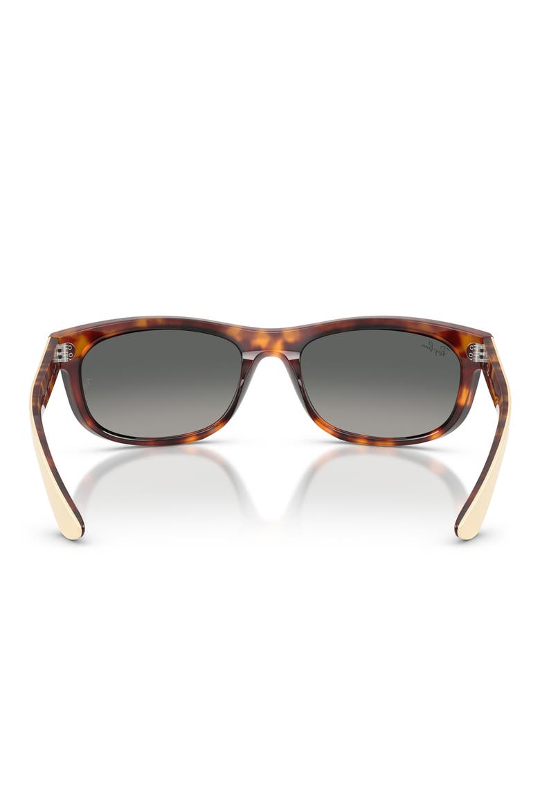 62mm Balorama Gradient Rectangle Sunglasses, Alternate, color, BEIGE ON HAVANA