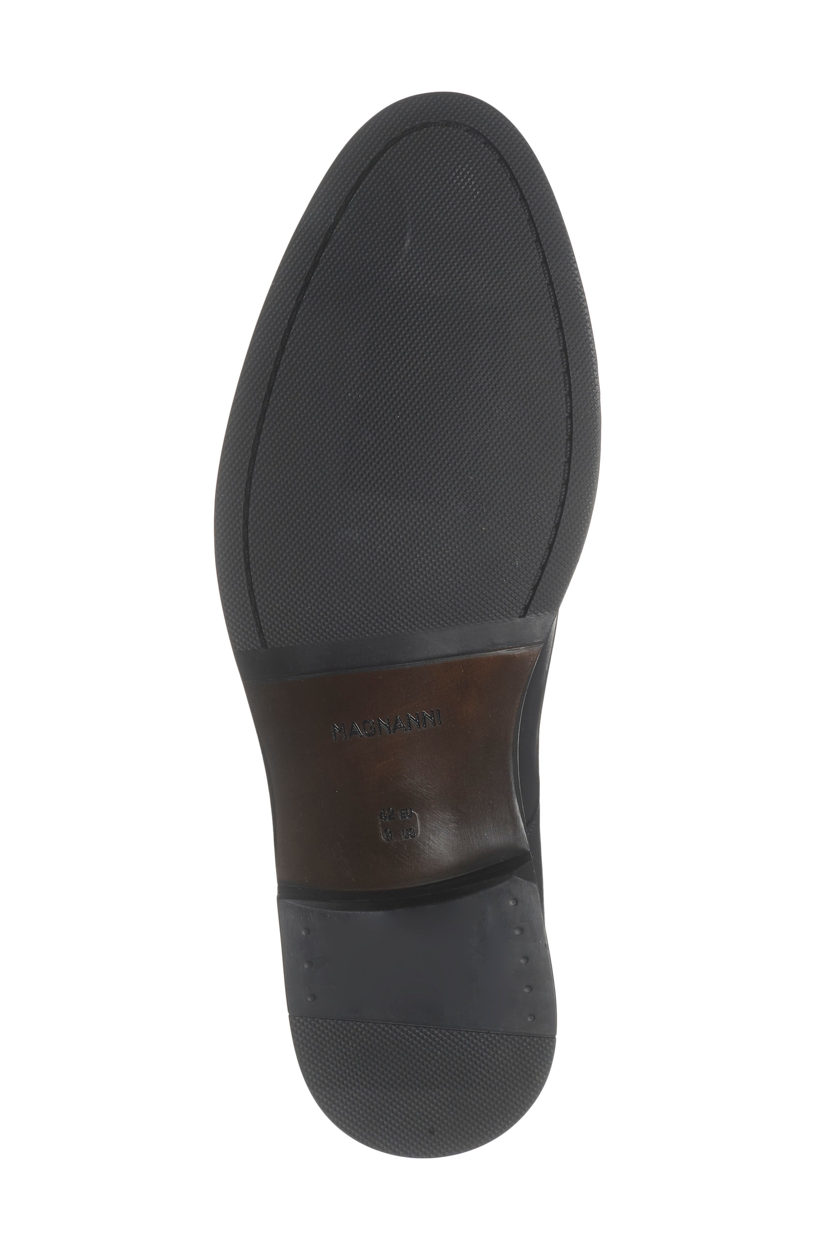 Magnanni Addison Apron Toe Derby, Alternate, color, Black