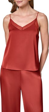 Donna Karan New York Mesh Trim Camisole