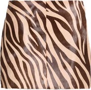 ARMA Melody Genuine Calf Hair Miniskirt