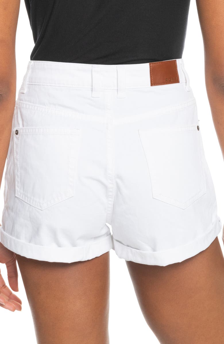 Roxy Authentic High Waist Denim Shorts, Alternate, color, 