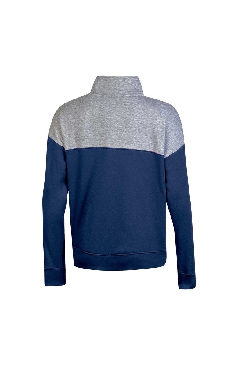 Champion Women's Champion Navy Villanova Wildcats Color-Blocked Quarter-Zip Sweatshirt, Alternate, color, Navy