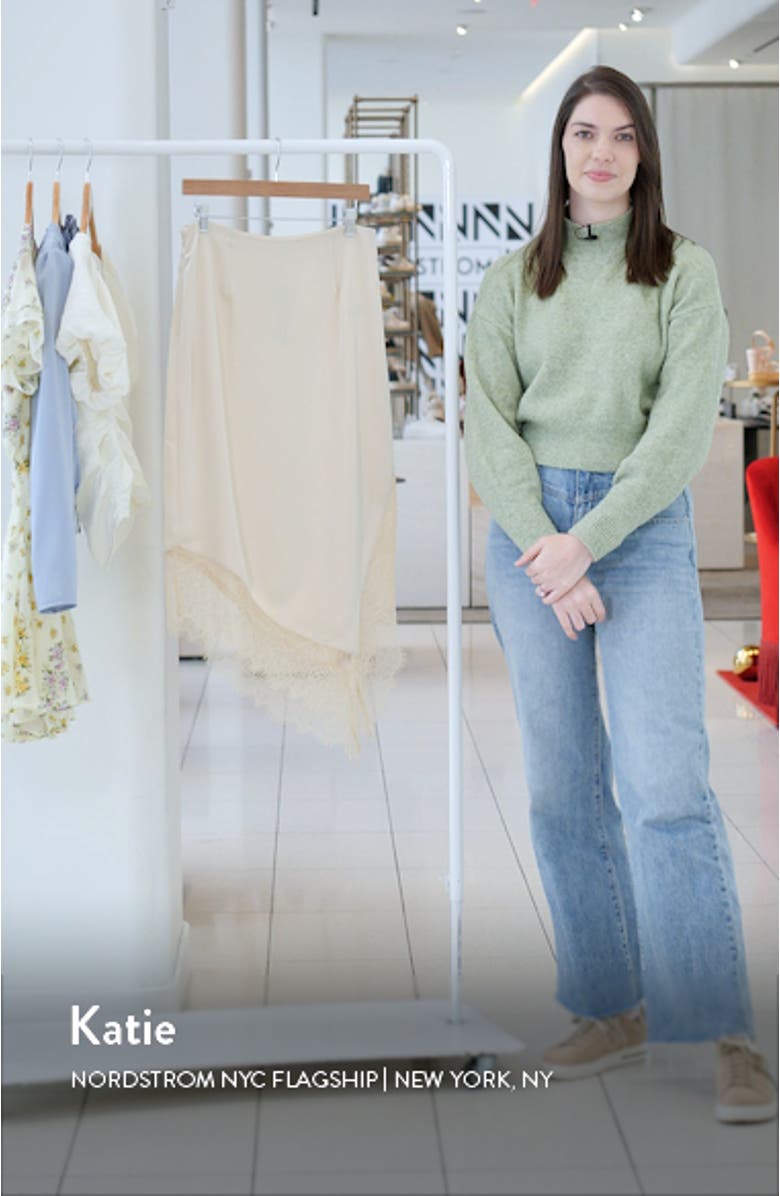 Carrie Anne Satin & Lace Skirt, sales video thumbnail