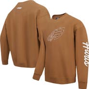 PRO STANDARD Men's Pro Standard Jalen Hurts Brown Philadelphia Eagles Pullover Crewneck Sweatshirt