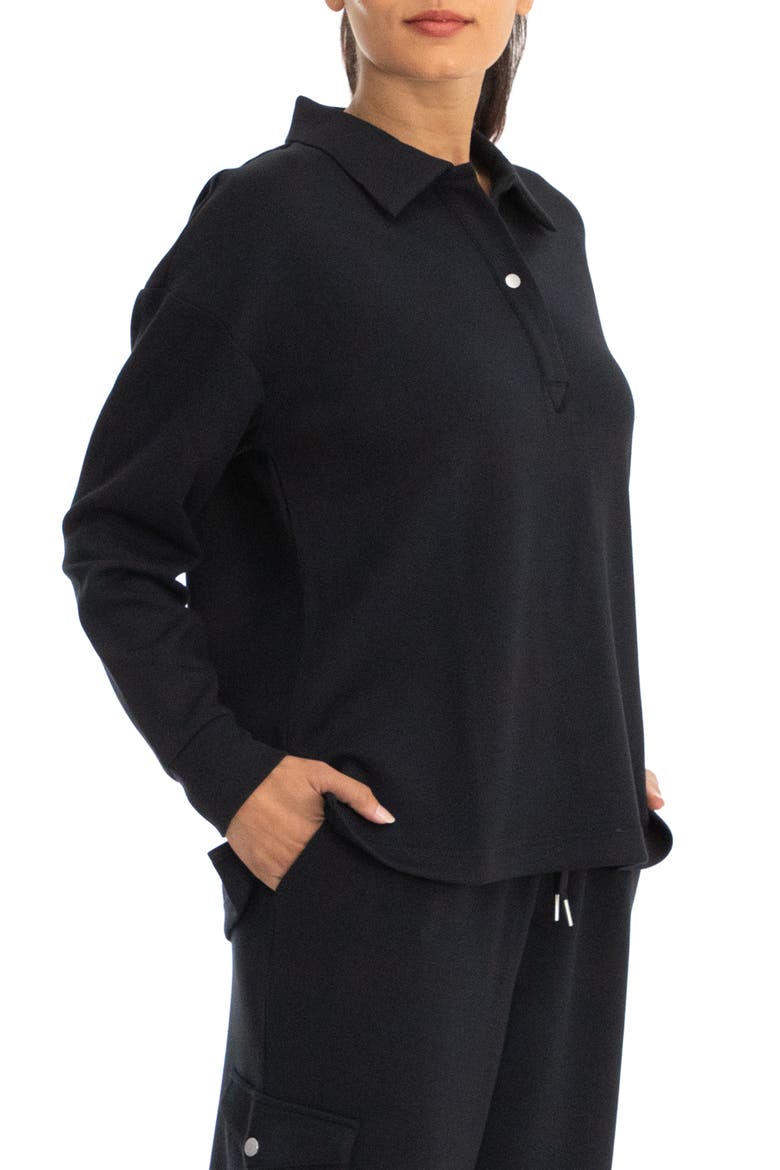Polo Tunic, Alternate, color, BLACK BEAUTY