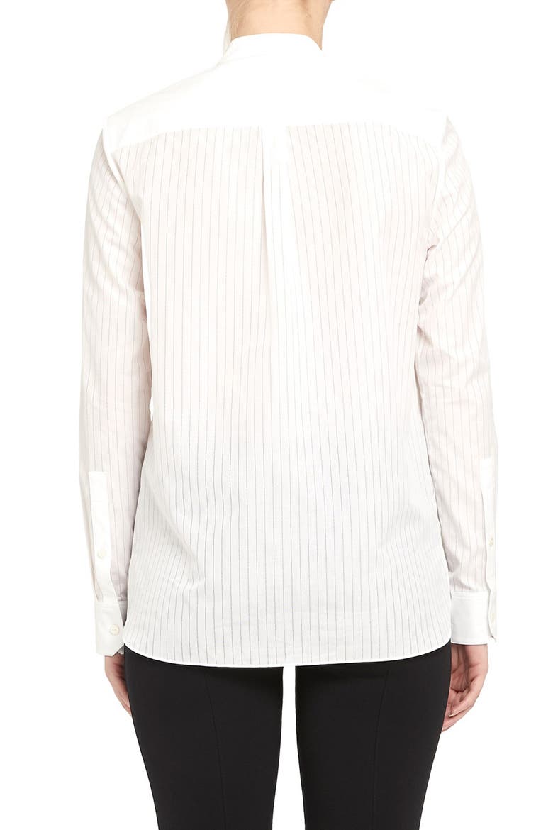 Bib Stripe Shirt, Alternate, color, WHITE - 100