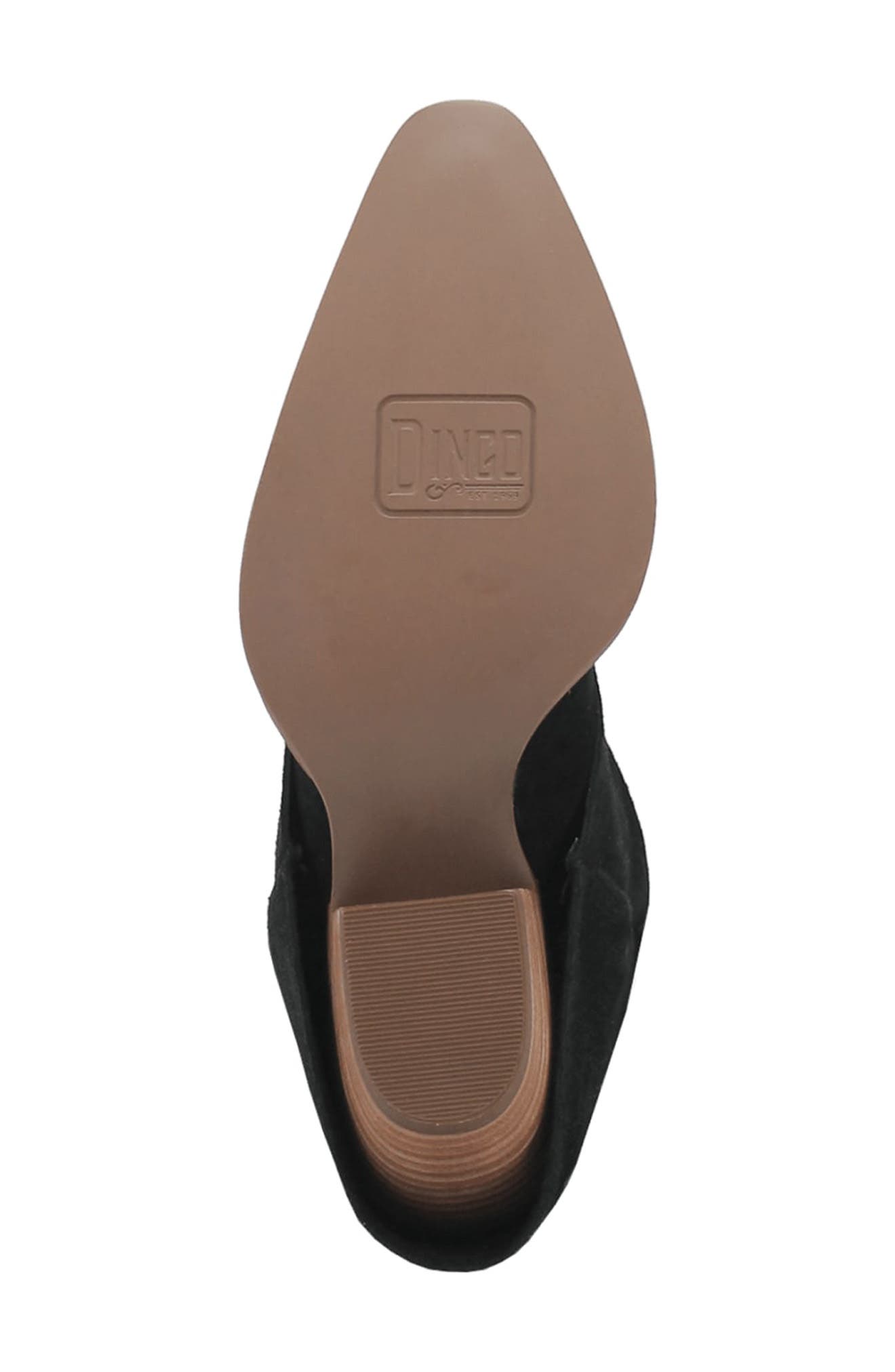 Dingo Spirit Trail Knee High Western Boot, Alternate, color, Black