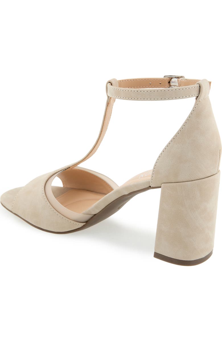 Reaction Kenneth Cole Lady T-Strap Sandal, Alternate, color, Light Taupe