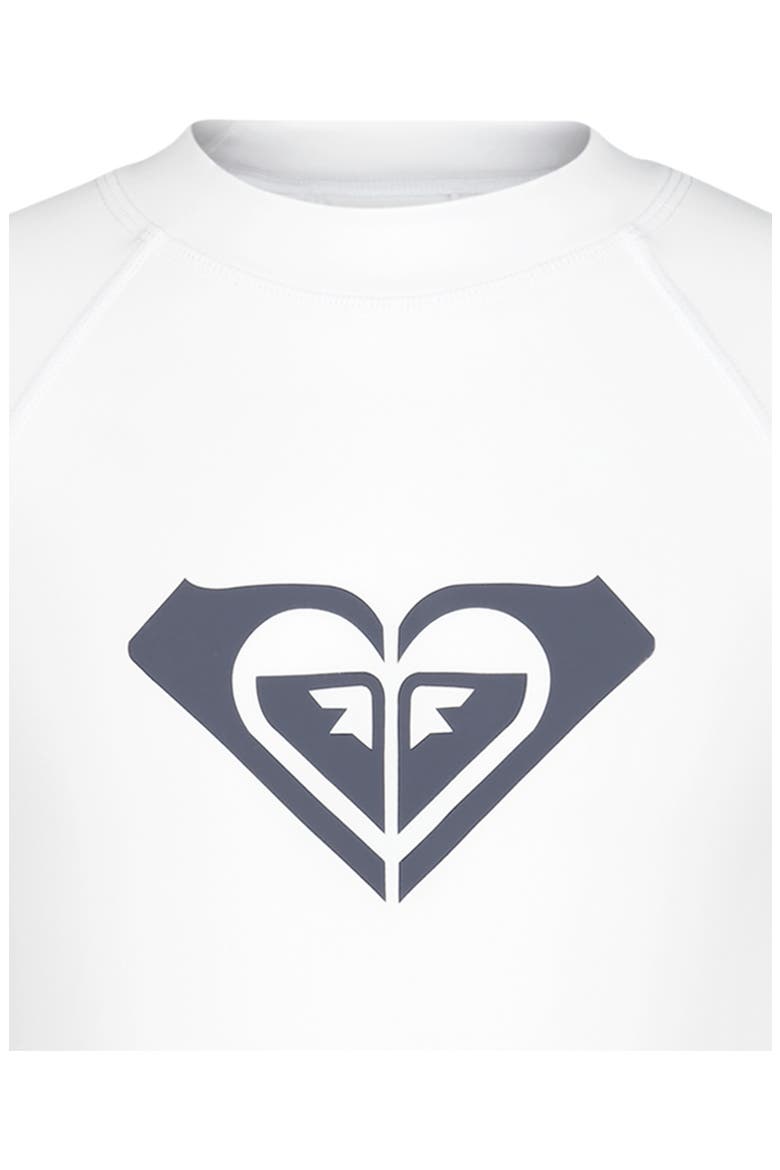Kids' Whole Hearted Long Sleeve Rashguard, Alternate, color, BRIGHT WHITE