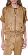 DKNY Contrast Stitch Bomber Jacket