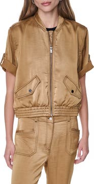 DKNY Contrast Stitch Bomber Jacket