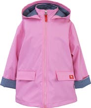 Widgeon Hooded Zip Front Raincoat