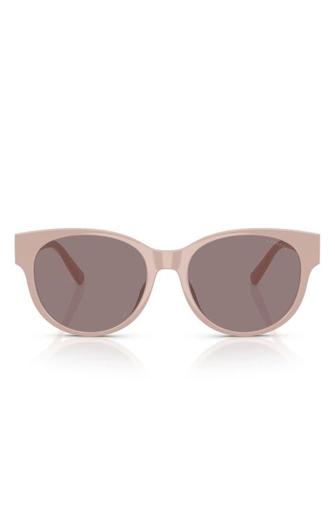 56mm Gradient Round Sunglasses