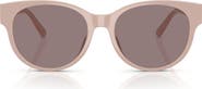 COACH 56mm Gradient Round Sunglasses