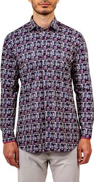 Maceoo Fibonacci Stretch Ascension 3321 Contemporary Fit Button-Up Shirt