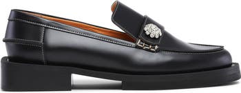 Jewel Button Loafer