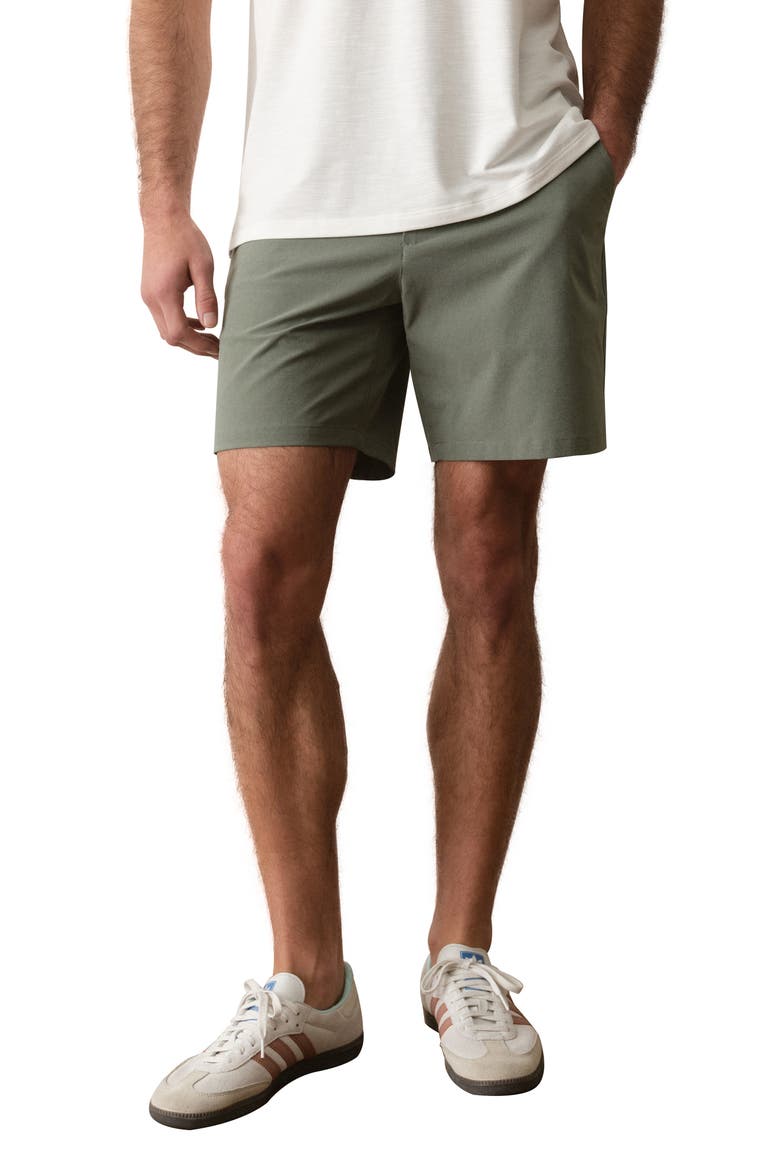 7-Inch Hybrid Shorts, Main, color, LAUREL WREATH