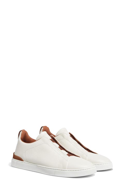 Men's ZEGNA White Sneakers & Athletic Shoes Men's ZEGNA White Sneakers & Athletic Shoes
