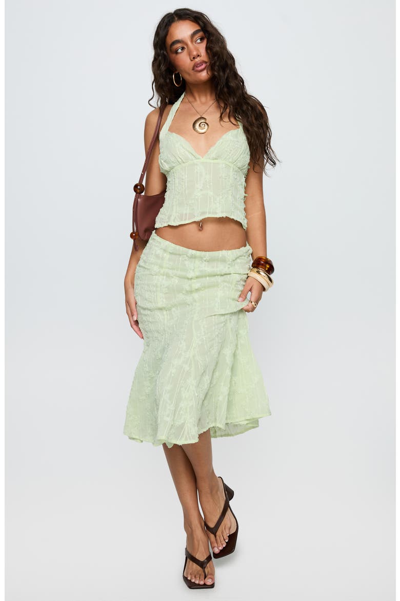 Aspyn Crop Halter Top, Alternate, color, SAGE