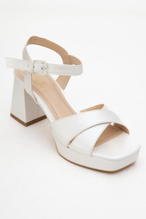 Lisbon Platform Block Heel Sandal