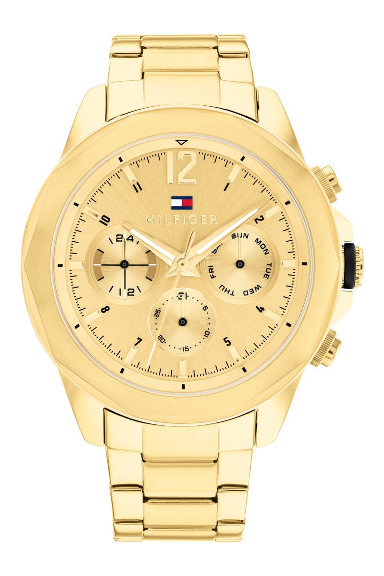 Lars Multi-Function Bracelet Watch, 46mm, Main, color, GOLD