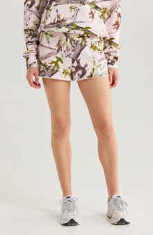 PacSun Flow Camo Print Cotton Blend Fleece Shorts