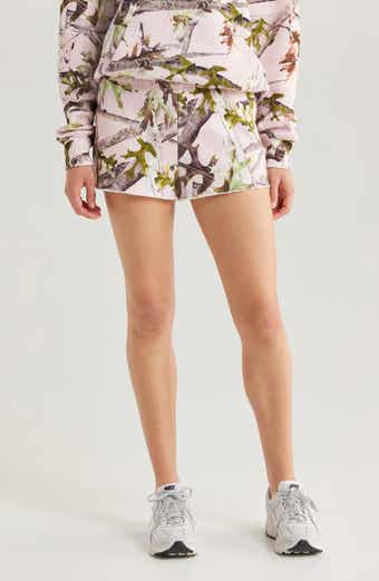 PacSun Flow Camo Print Cotton Blend Fleece Shorts