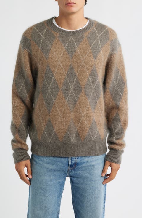 Argyle Crewneck Sweater
